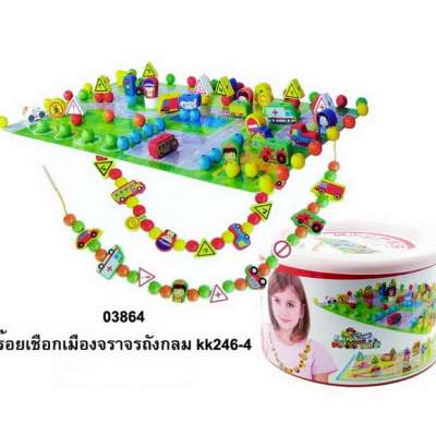 ร้อยเชือกเมืองจราจรถังกลมkk246-4 0